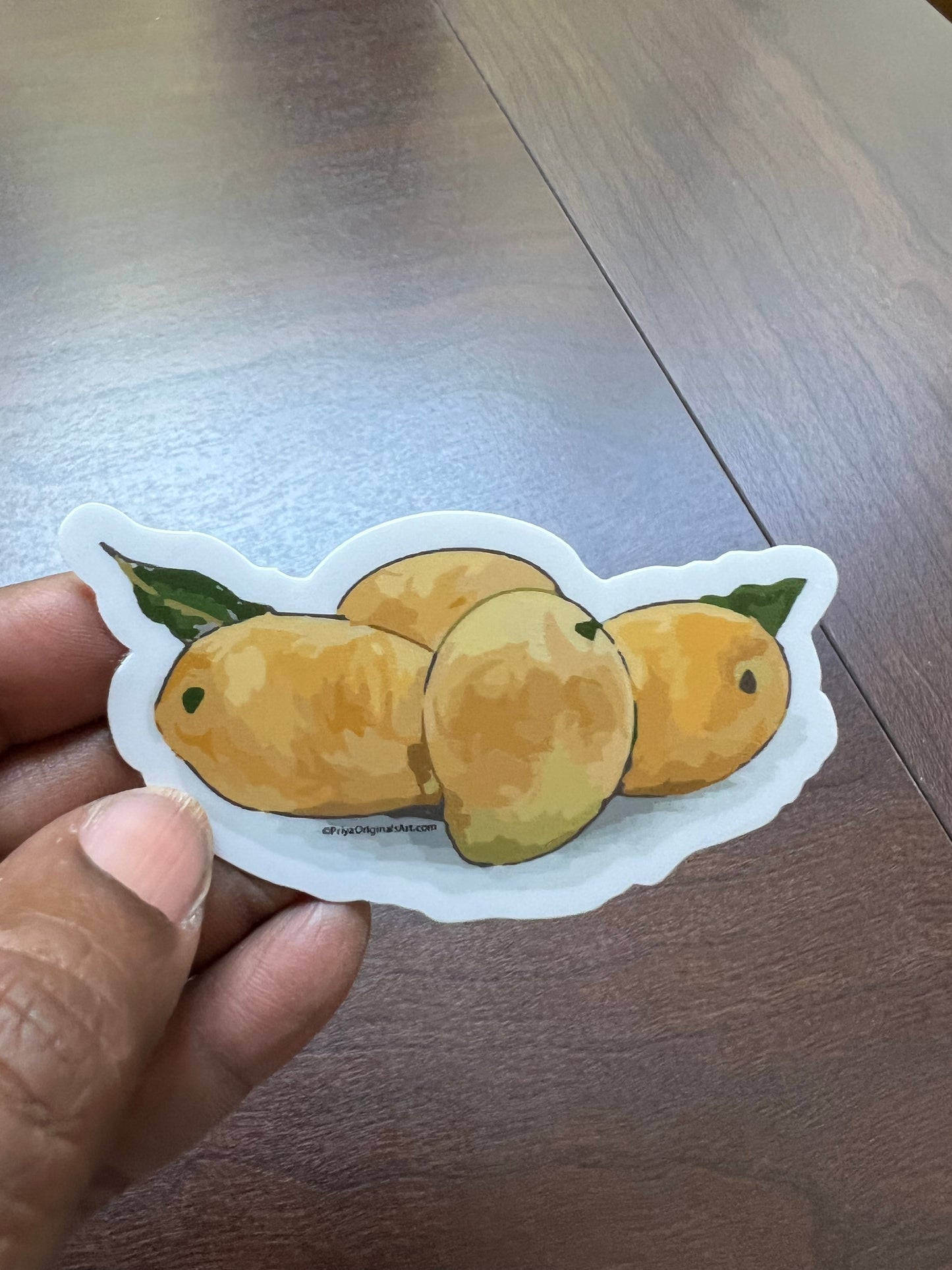 Sticker: Alphonso mango