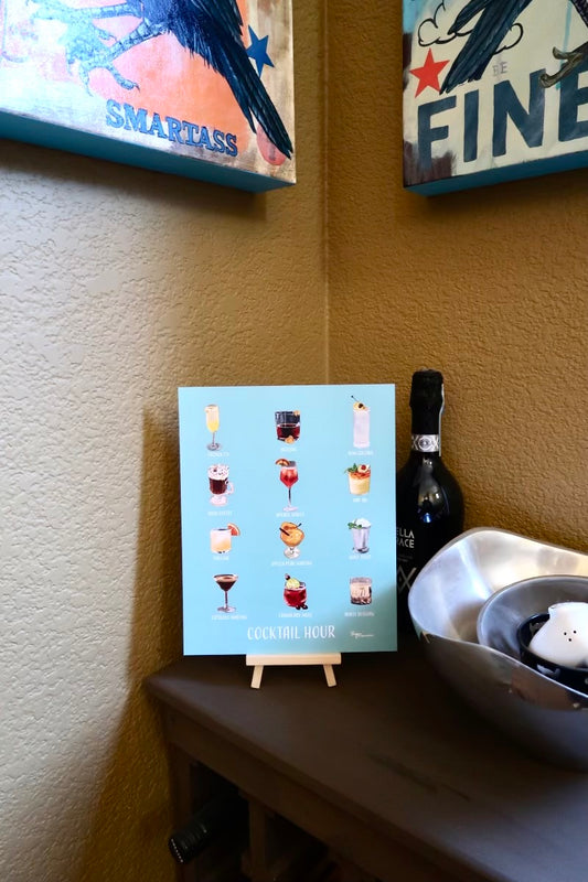 Cocktail Hour - 5x7 8x10 11x14