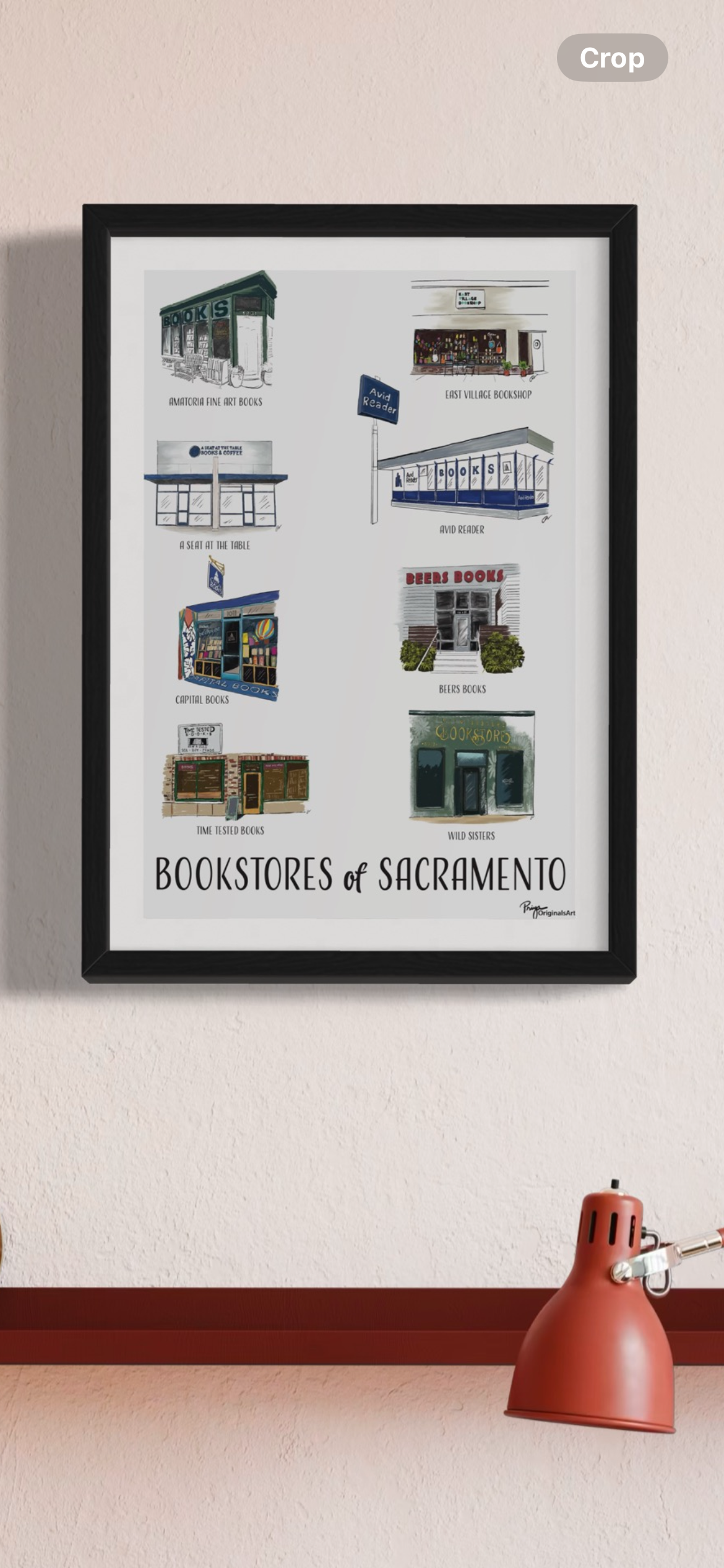 Bookstores of Sacramento prints