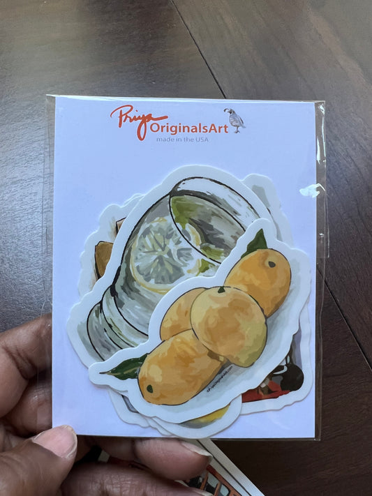 Sticker pack: nostalgic Bombay Delights