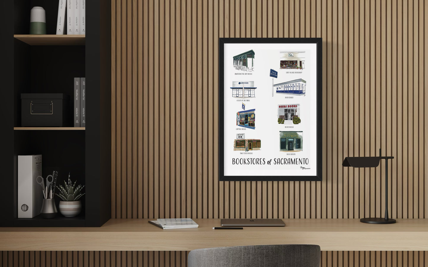 Bookstores of Sacramento prints