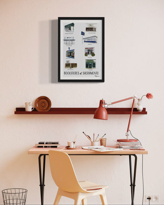 Bookstores of Sacramento prints