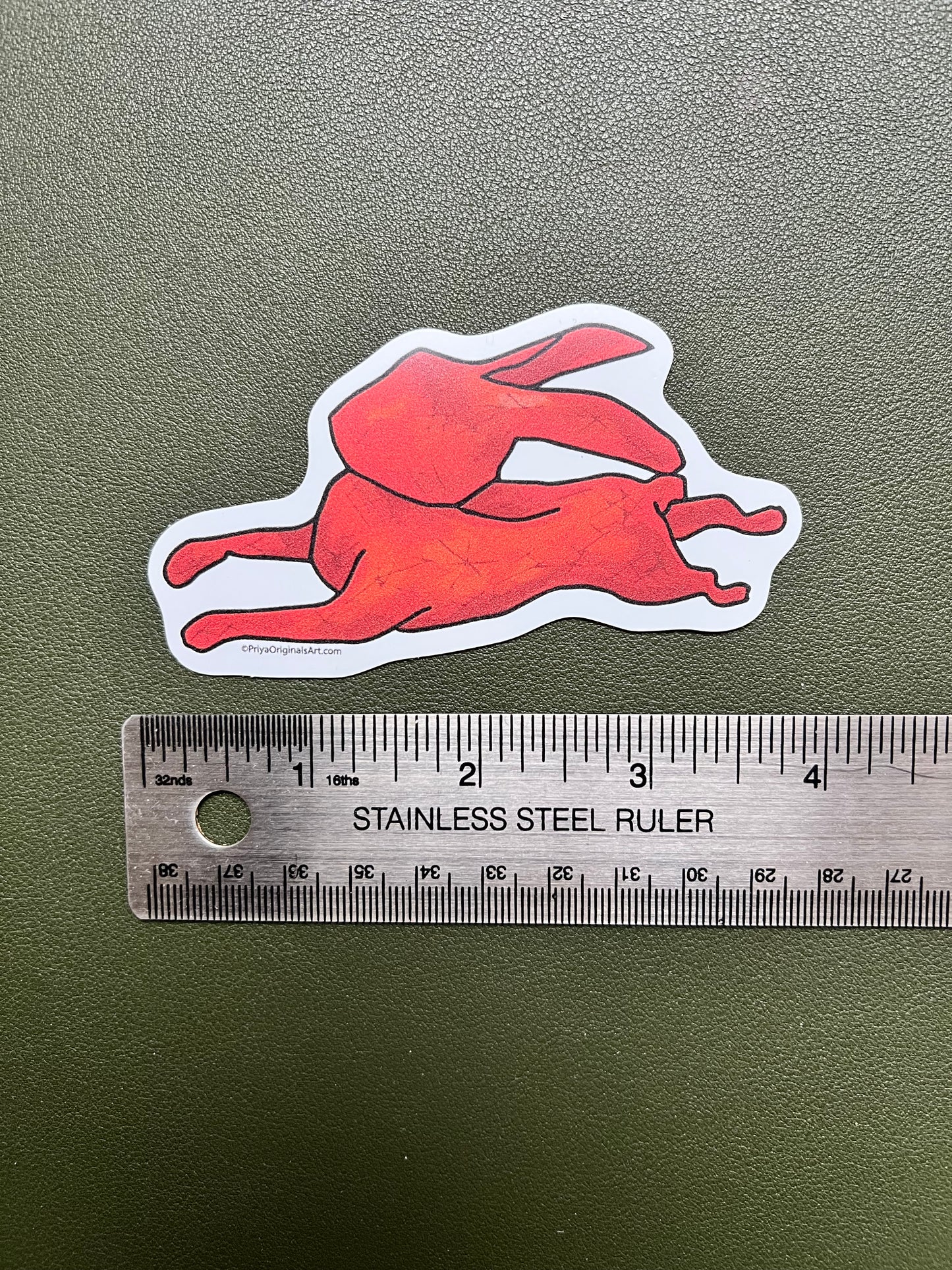 Red Rabbit magnet
