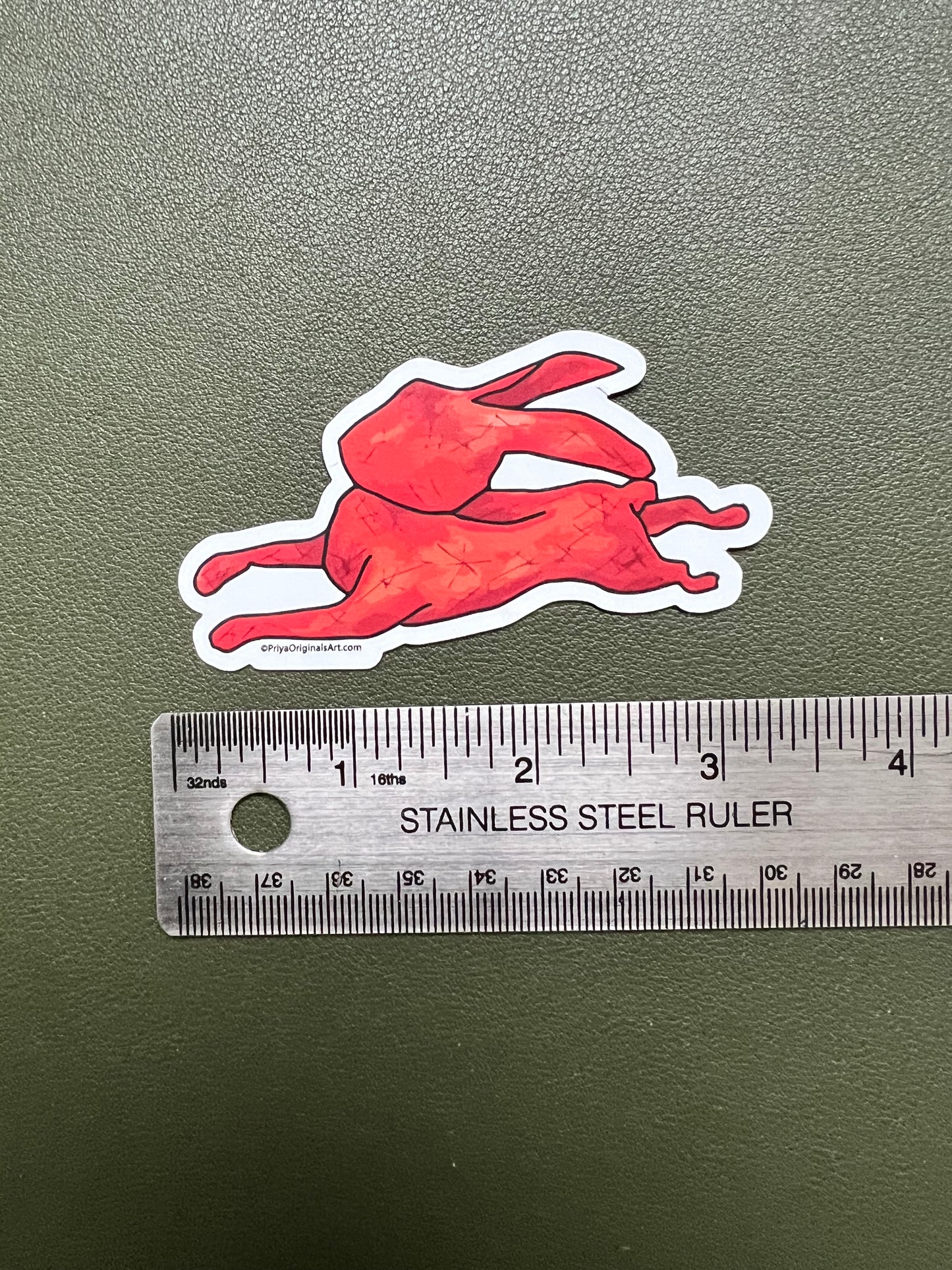 Red Rabbit magnet