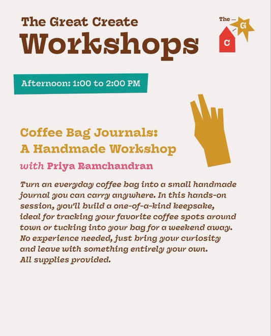 Coffee Bag Journals: A Handmade Workshop