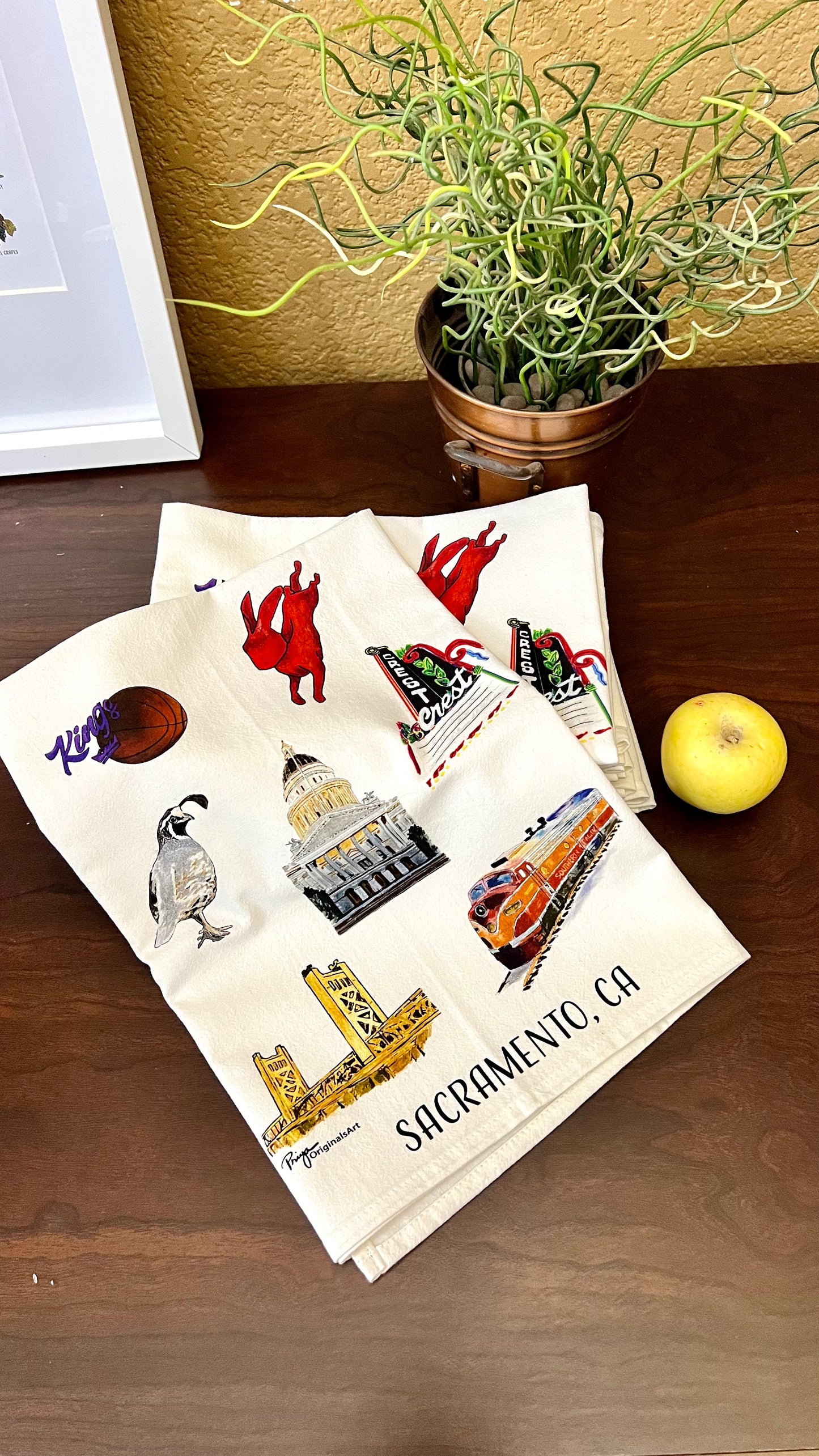 Sacramento Flour Sack Tea Towel