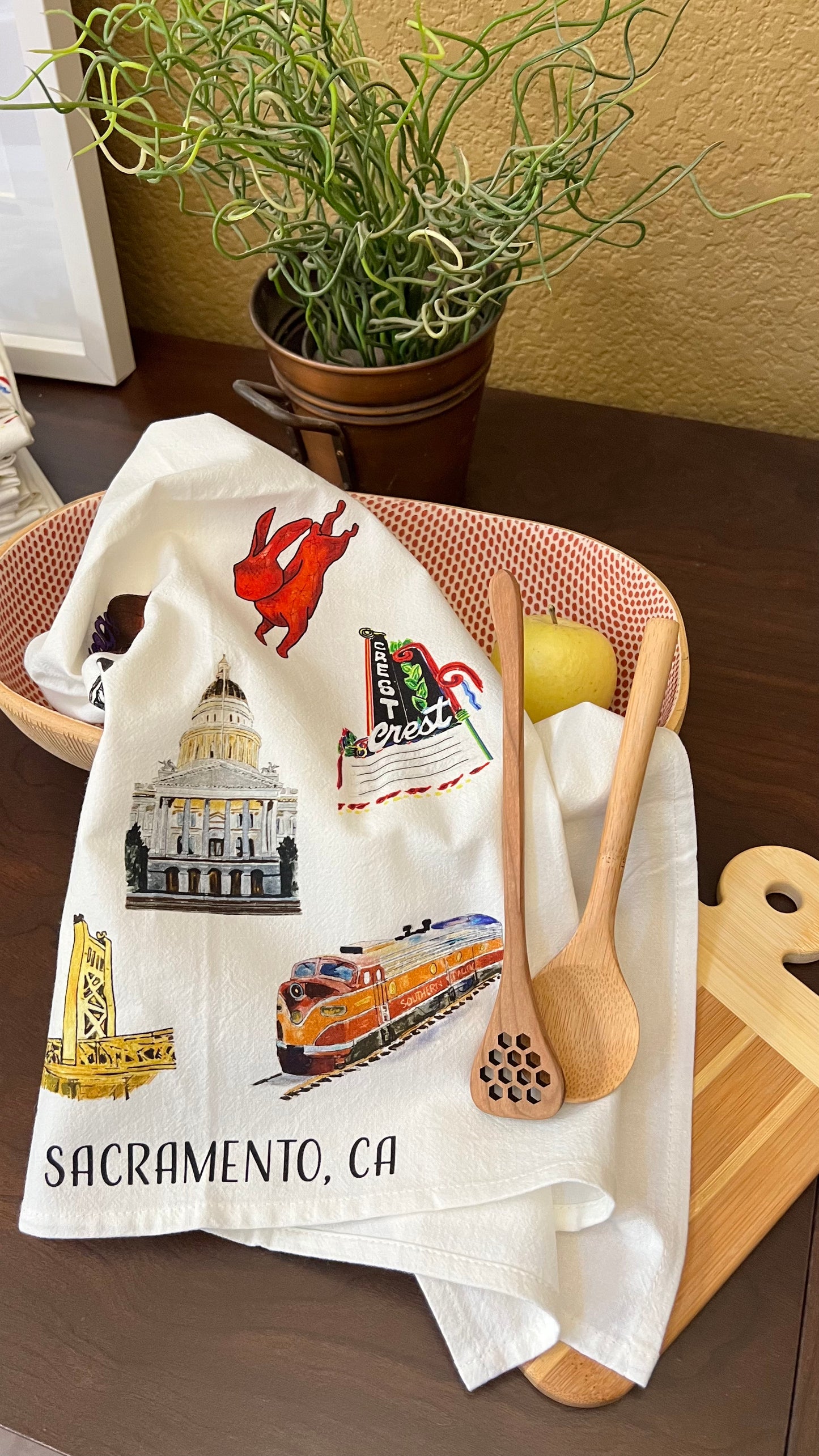 Sacramento Flour Sack Tea Towel