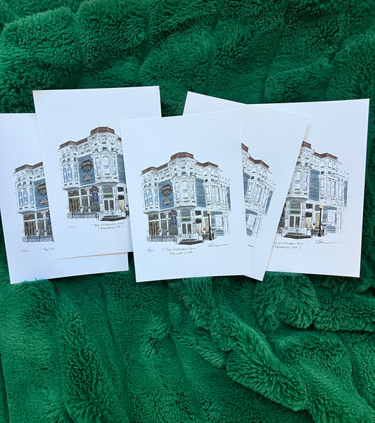 Limited Edition 5x7 Art Print - Victorian Inn, Ferndale, California