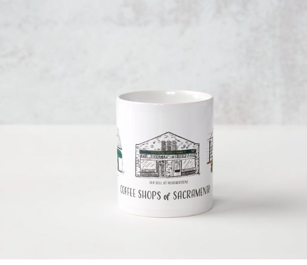 Coffee Shops of Sacramento - Mug