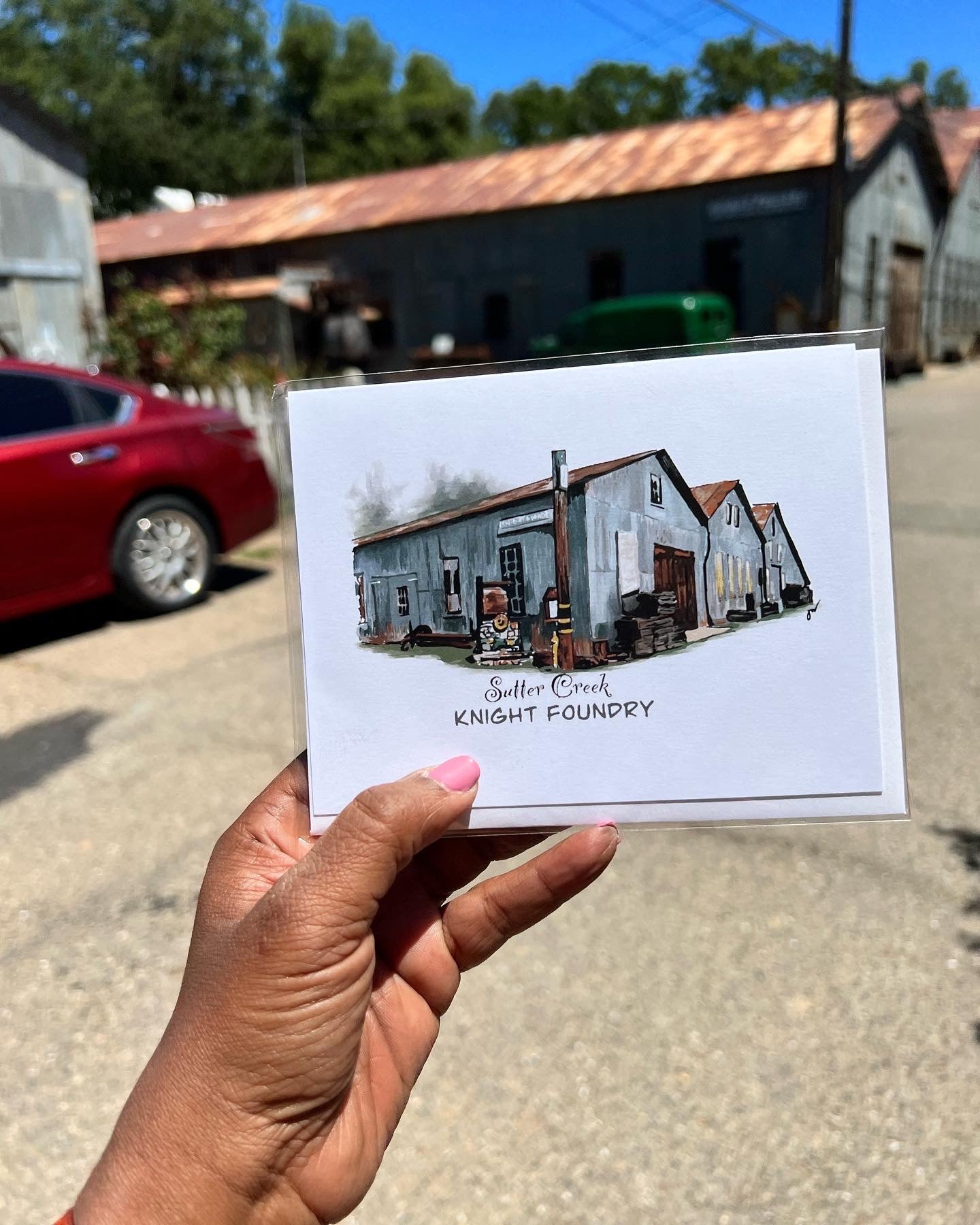 Knight Foundry notecard