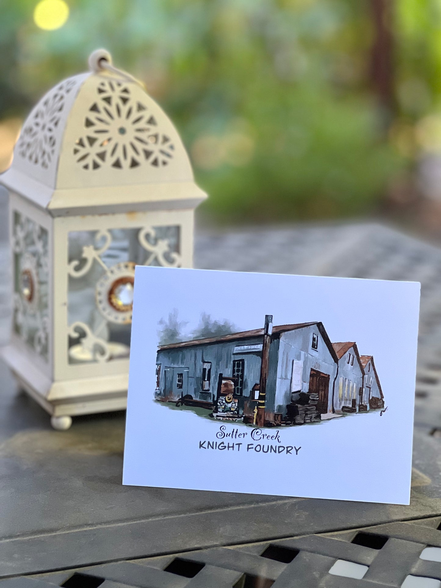 Knight Foundry notecard