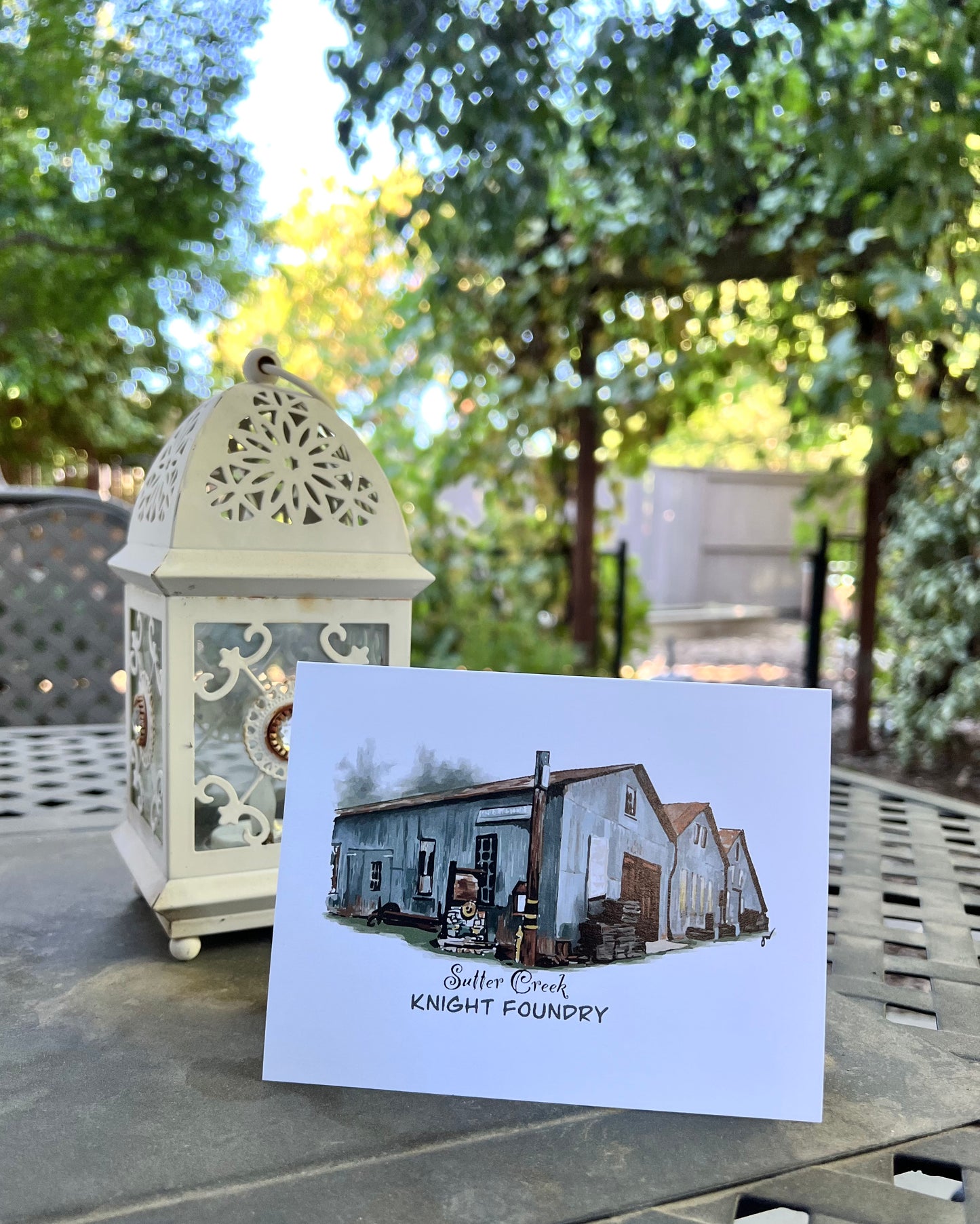 Knight Foundry notecard