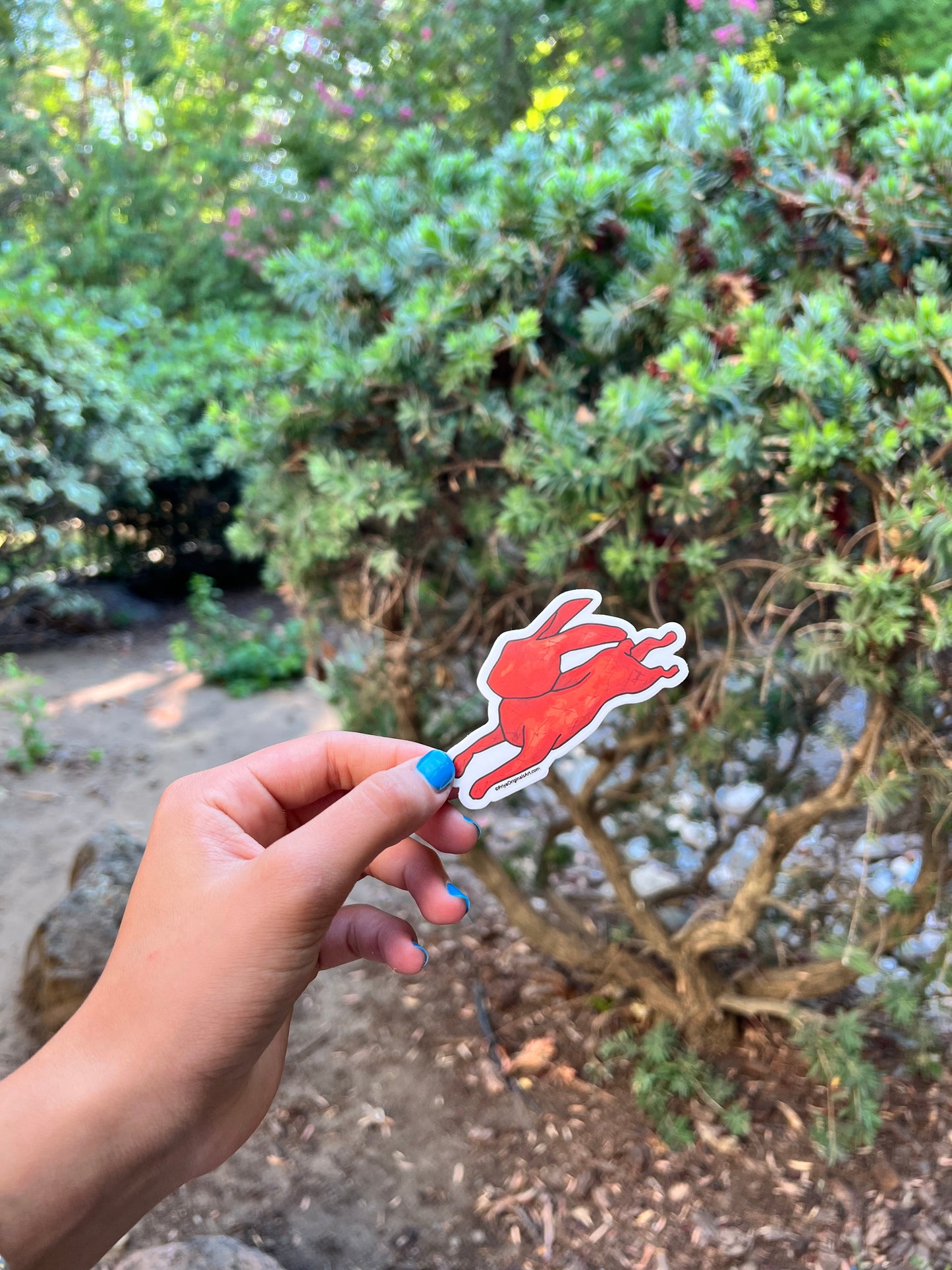 Red Rabbit magnet