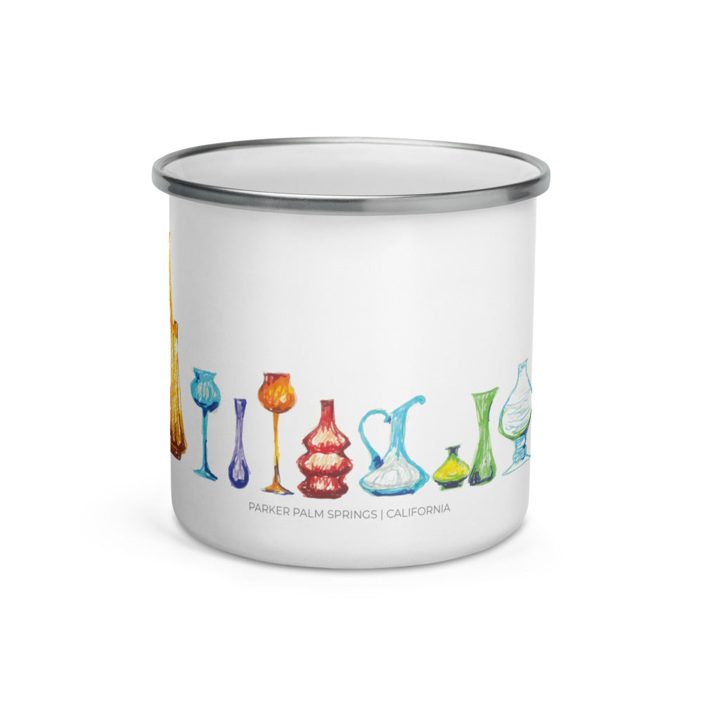 Parker Palm Springs Art Glass Enamel Mug (online only)