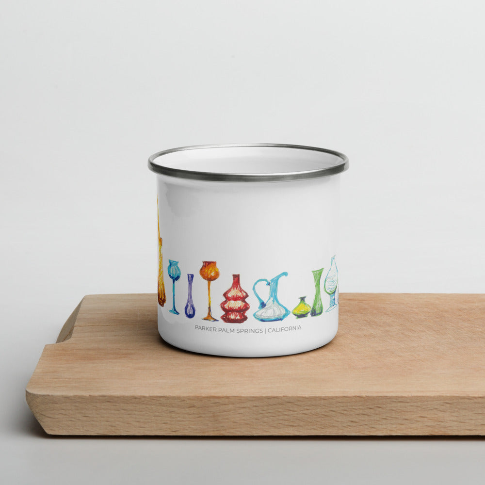 Parker Palm Springs Art Glass Enamel Mug (online only)