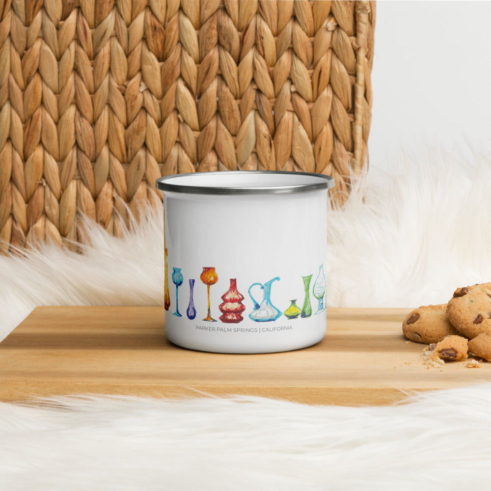 Parker Palm Springs Art Glass Enamel Mug (online only)