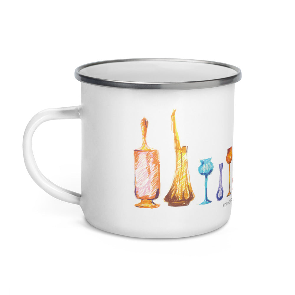 Parker Palm Springs Art Glass Enamel Mug (online only)