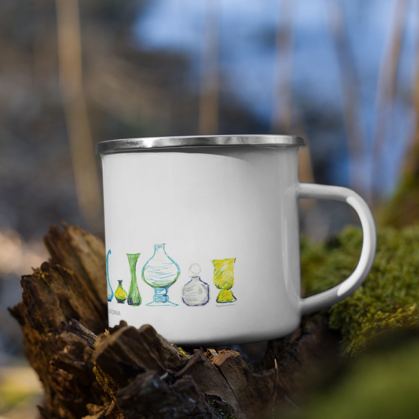 Parker Palm Springs Art Glass Enamel Mug (online only)