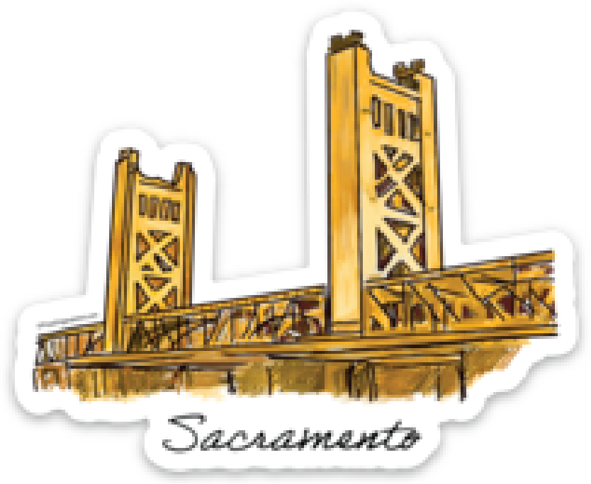 Tower Bridge - Sacramento sticker