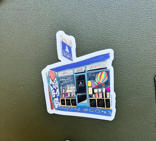 Capital Books bookshop sticker