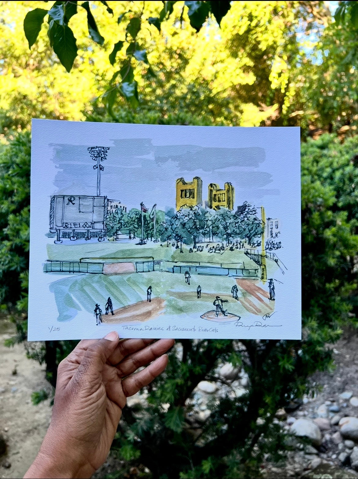 Tacoma Rainiers at Sacramento River Cats- Limited Edition Print