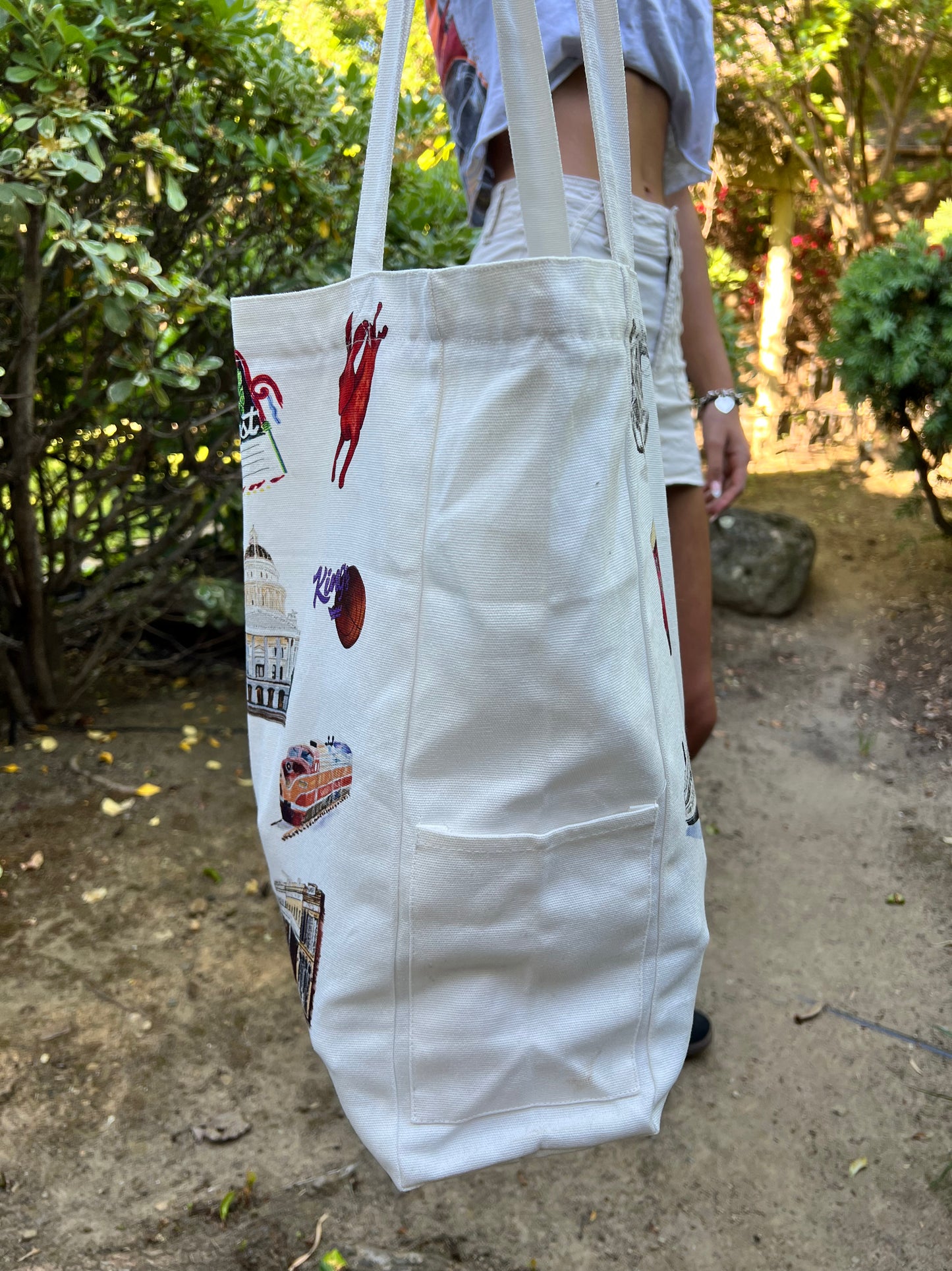 Sacramento favorites canvas tote