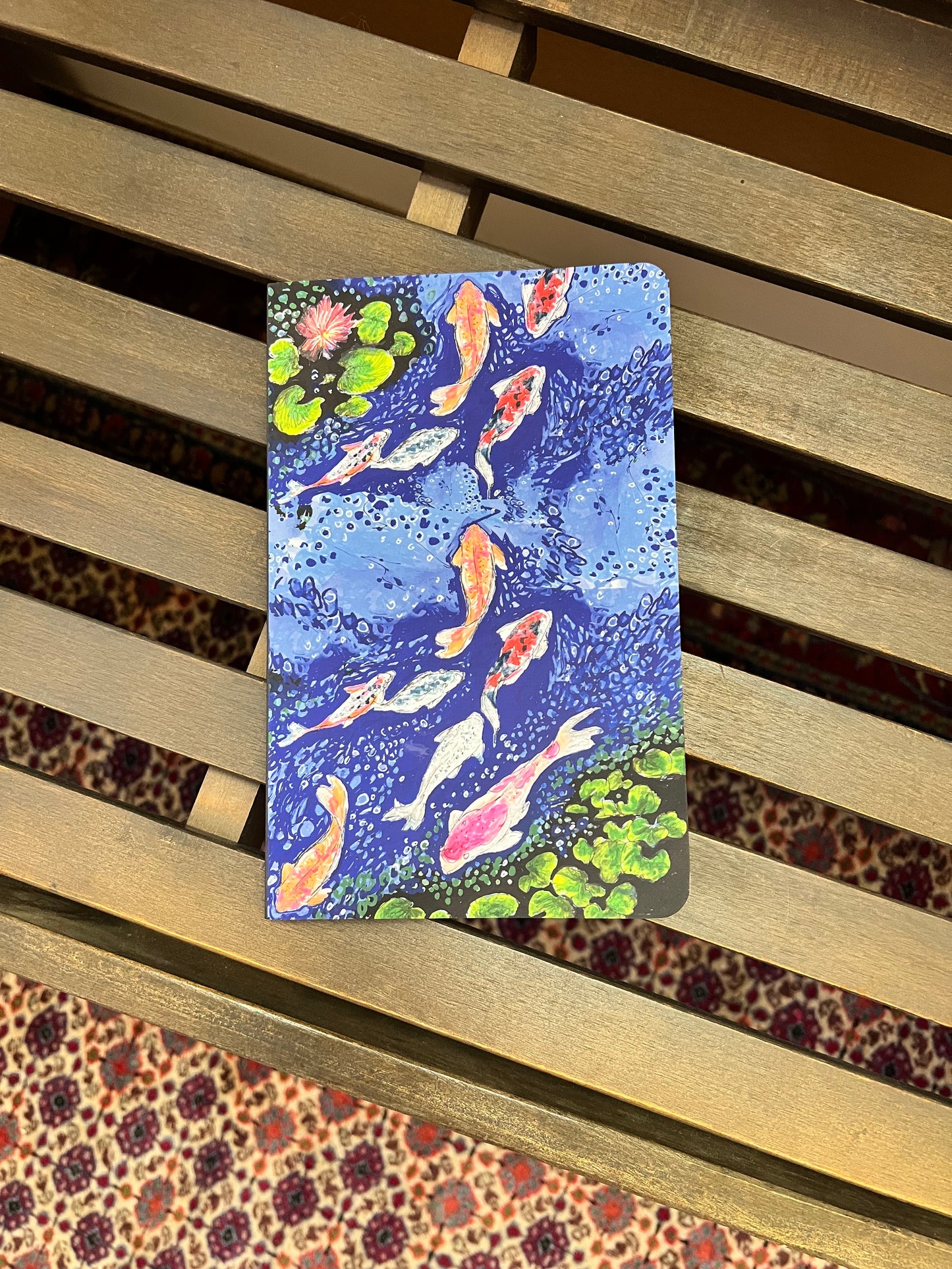 Swirling Koi Journal Notebook