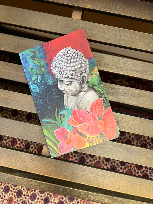 Floral Buddha Journal Notebook