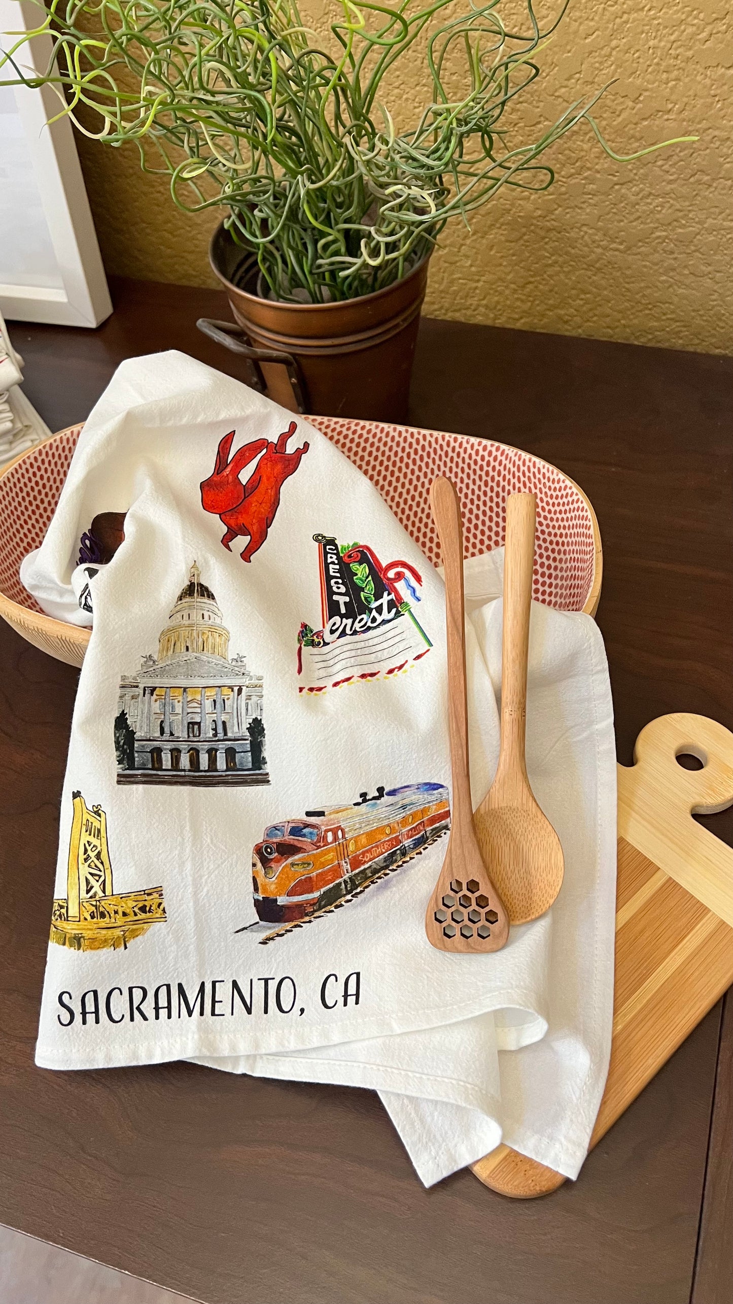 Sacramento Flour Sack Tea Towel