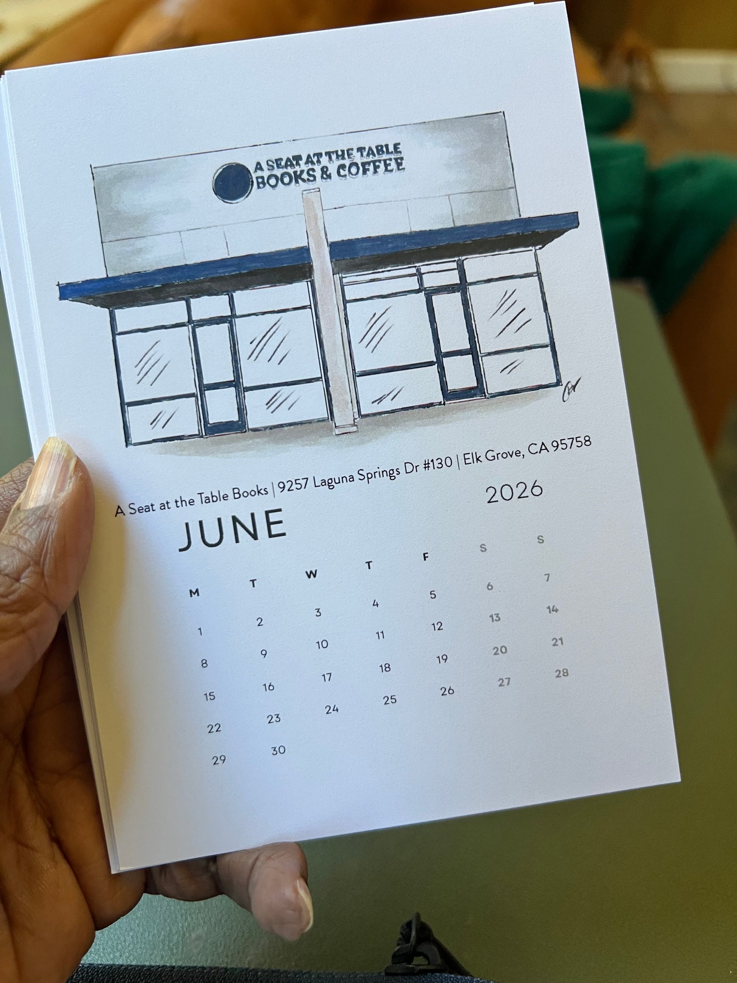 Bookshops of Sacramento 2026 Desktop Calendar + easel