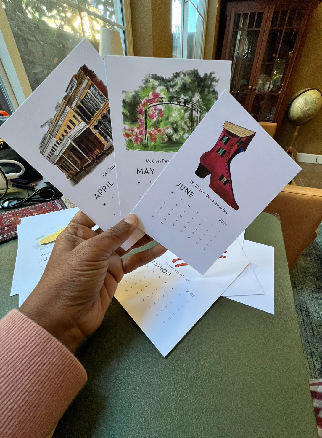 Sacramento Classics Desktop 2026 Calendar + Easel