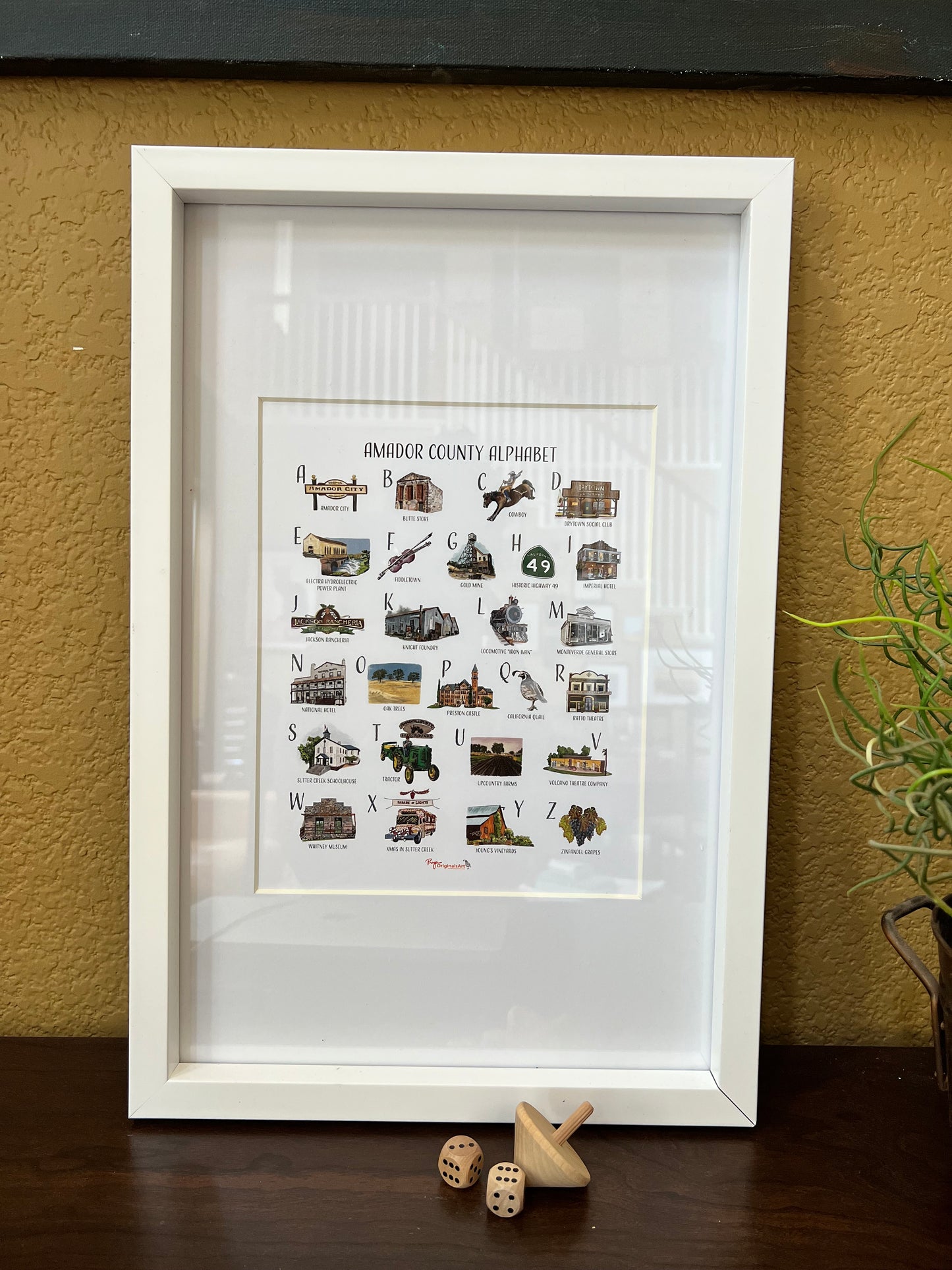 Amador County Alphabet Prints - NEW!