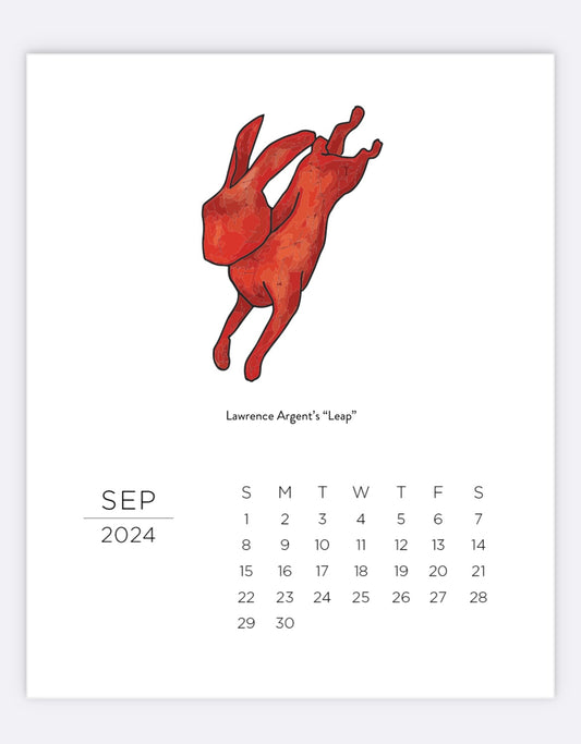 2024 Sacramento Desktop Calendar + easel