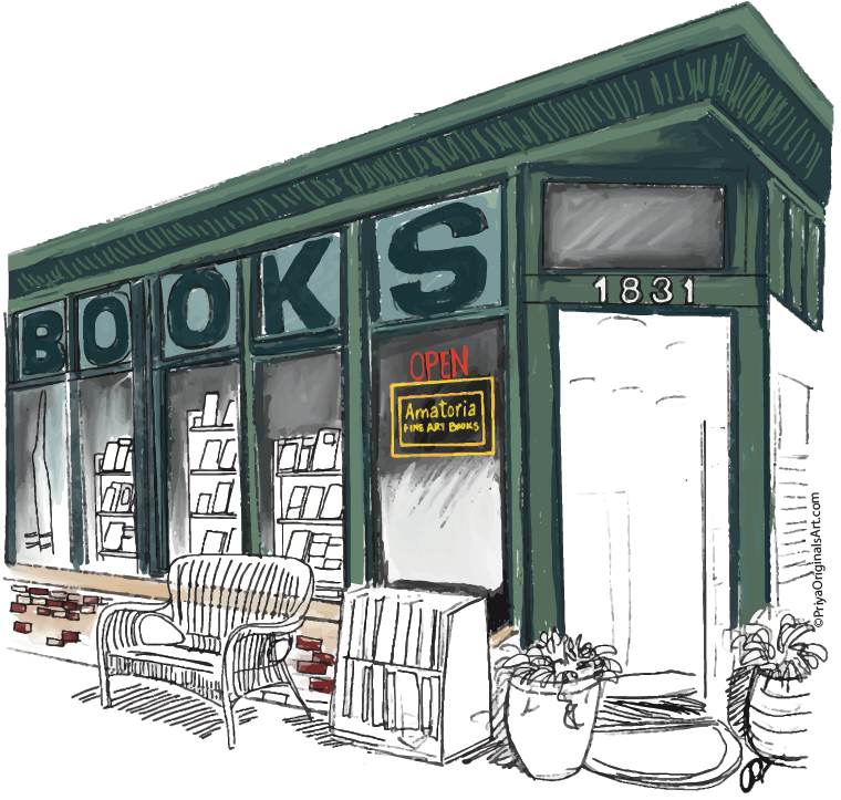 Boxed set of six Bookshops of Sacramento notecards