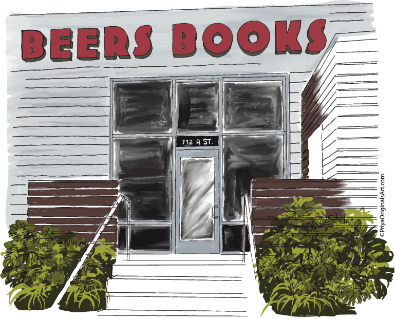 Boxed set of six Bookshops of Sacramento notecards